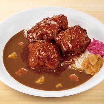 ポークロックカレー肉トリプル　Pork Curry Rice w/ Triple Tender Pork Chunks