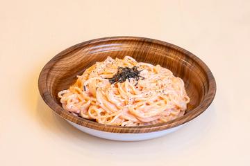 明太クリームパスタ