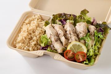 皮無しグリルチキンと玄米セット Skinless Chicken ＆ Brown Rice Set