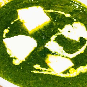 Saag paneer curry サーグパニールカレー