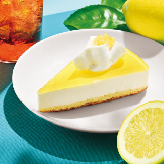レモンレアチーズケーキ Lemon No-Bake Cheesecake