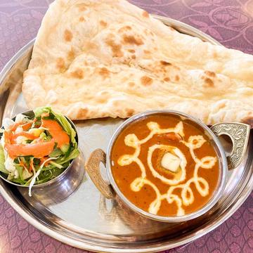 バターチキンカレー プレーンナンセット(butter chicken/plane nanset)