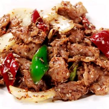 ラム肉とたまねぎのクミン炒めl
