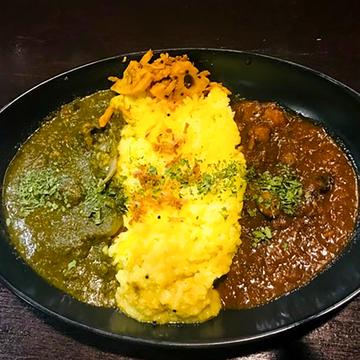 おまかせ2種掛けカレー 