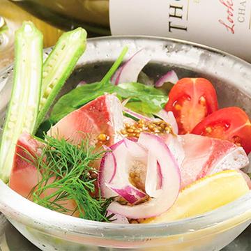 【糠床＆塩麹パワー】鮮魚のカルパッチョ～酵素ドレッシング～