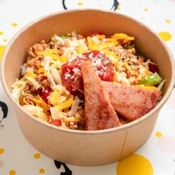 スパムタコライス Original Taco-rice with grilled spam