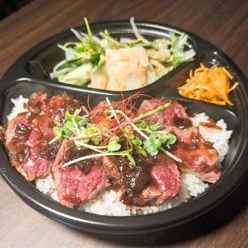 牛ハラミ炙りガーリックステーキ弁当