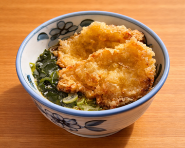 (温) 豚天そば (Warm) Pork Tempura Soba