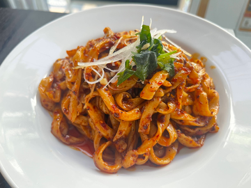 汁無し坦々刀削麺