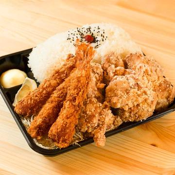 1キロからあげ＆エビフライ弁当