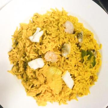 ミックスシーフードビリヤニ Seafood Biriyani