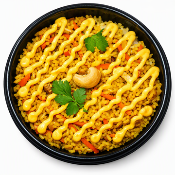 溶けたチーズのトッピングビリヤニ  Melted Cheese Topping Biriyani  300g