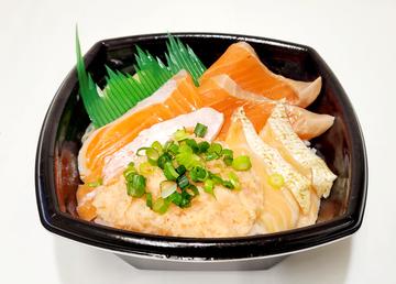 サーモンづくし丼 Assorted salmon Bowl