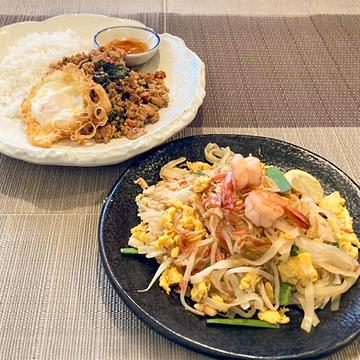 カオ・パッ・ガパオ＆パッタイ KAO PAD GAPAO ＆ PAD THAI 