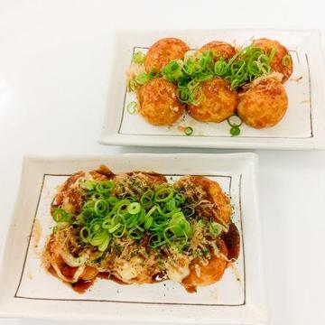 たこ焼き定番あっさりソース&岩塩とごま油