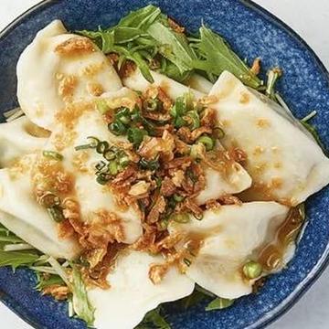 もちもち水餃子 Chewy Shrimp and Leek Boiled Dumplings