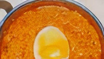 エッグキーマカレー