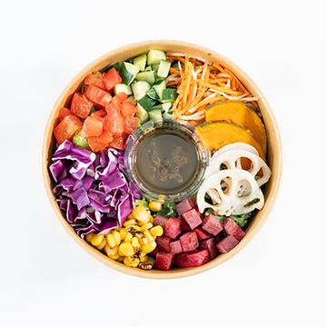 10種野菜のボリュームサラダ~和風海苔ドレッシング~