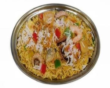 シーフードビリヤニ/Seafood Biryani