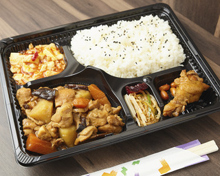 椎茸と鶏肉じゃが弁当