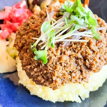 ドライキーマカレー ライス大盛り