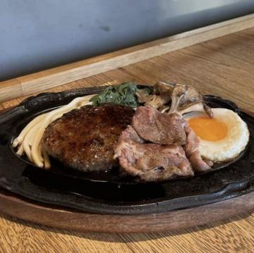 ☆黒毛和牛すき焼きのハンバーグダブル単品(ご飯なし)