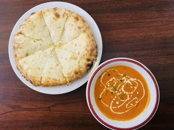 NEW[期間限定]チ-ズナンとカレーセットcheese Nan curry set
