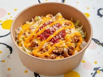 チーズたっぷりタコライス Original Taco Rice with Cheese Sauce