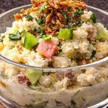 2層仕立てのポテトサラダ