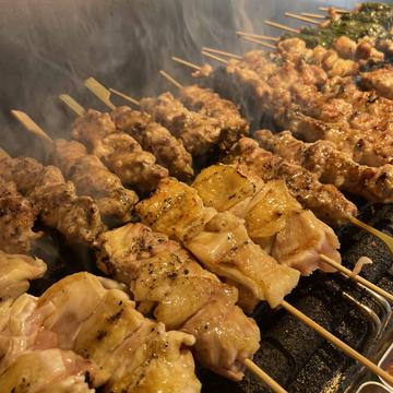 焼鳥10本盛り合わせ (たれ焼き)