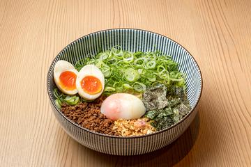 味玉トッピング九条葱まぜそば