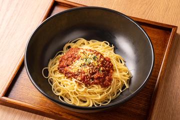 ミートソースすぱ