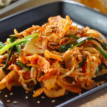 ピリ辛 ! 豚肉キムチ-猪肉炒辣白菜