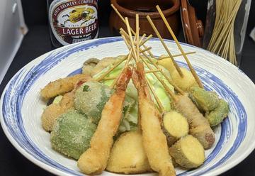 串カツ 白ねぎ