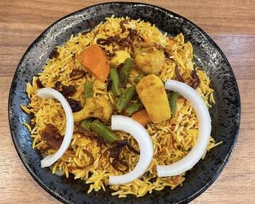 ベジタブルビリヤニ・ライタ(Vegetable Biryani・Raita)