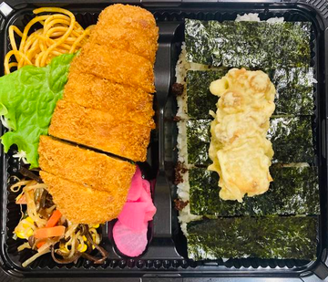 気仙沼マグロマスタードカツ海苔弁当
