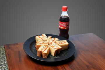 エビフライサンド+コーラ