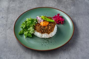 四川風麻辣ドライキーマカレー パクチー有り