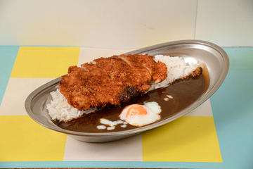 チキンカツカレー半熟たまごトッピング(小)【menu限定】