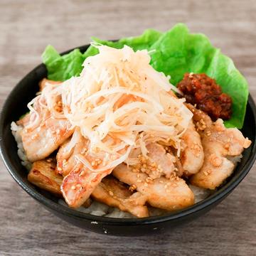 【期間限定大盛り無料】人気No.2(肉並盛:150g)たっぷり味ネギのサムギョプサルDON！