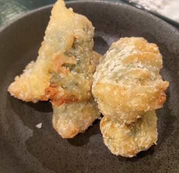 竜田揚げ梅しそ巻