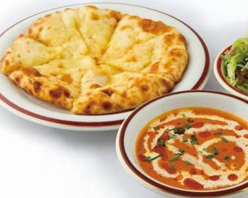 大人気キーマチーズカレーセット