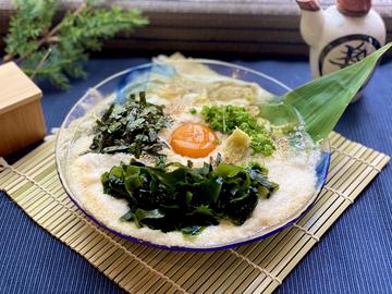 わかめとろろうどん