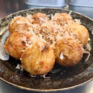 だし味で食べるからしマヨたこ焼