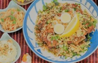 ネギだく油淋鶏定食