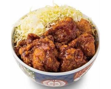 韓国風から揚げ丼 Korean Style Fried Chicken Bowl