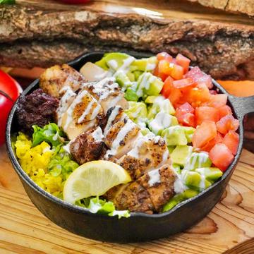 チキンオーバーライス スパイシーエキゾチック＆ヨーグルトソース