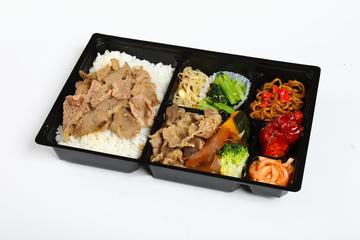Eの豚カルビ×豚すき焼き弁当