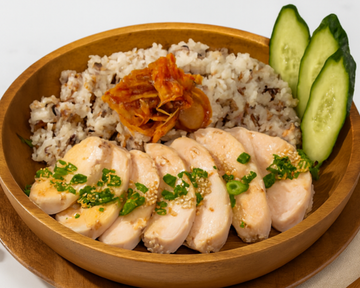 【キムチ】16穀米とむね肉のカオマンガイ [Kimchi] Khao Man Gai (Chicken Breast)