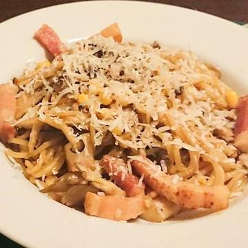 3種キノコのチーズパスタ